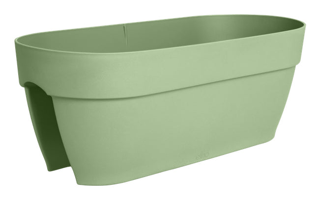 elho Topfpflanzer – 60 × 59 × 22 cm – Recycling-Kunststoff, Grün