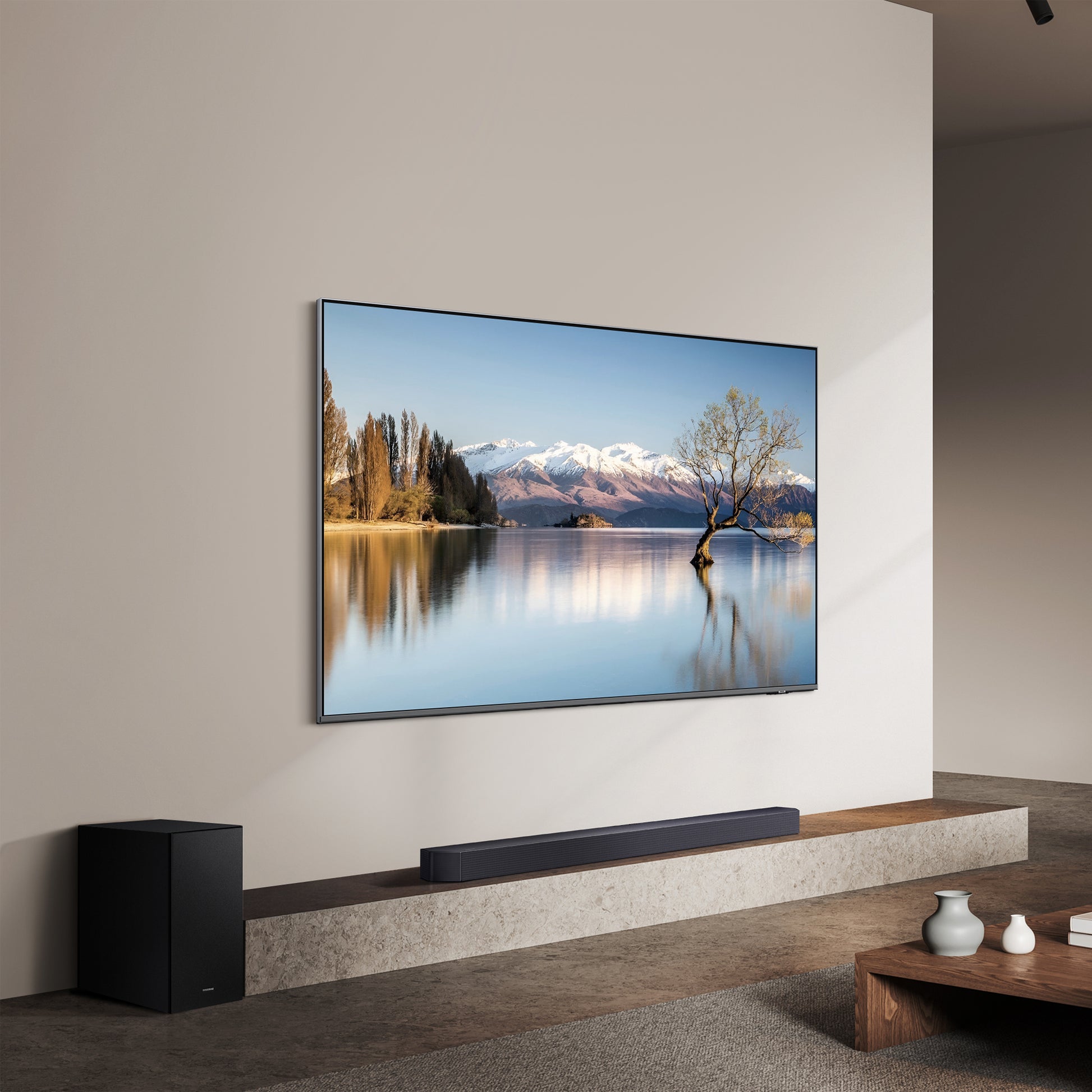 Samsung HW-Q600F – Soundbar – 3.1.2, Dolby Atmos/DTS Virtual:X, mit kabellosem Subwoofer – Titan Black