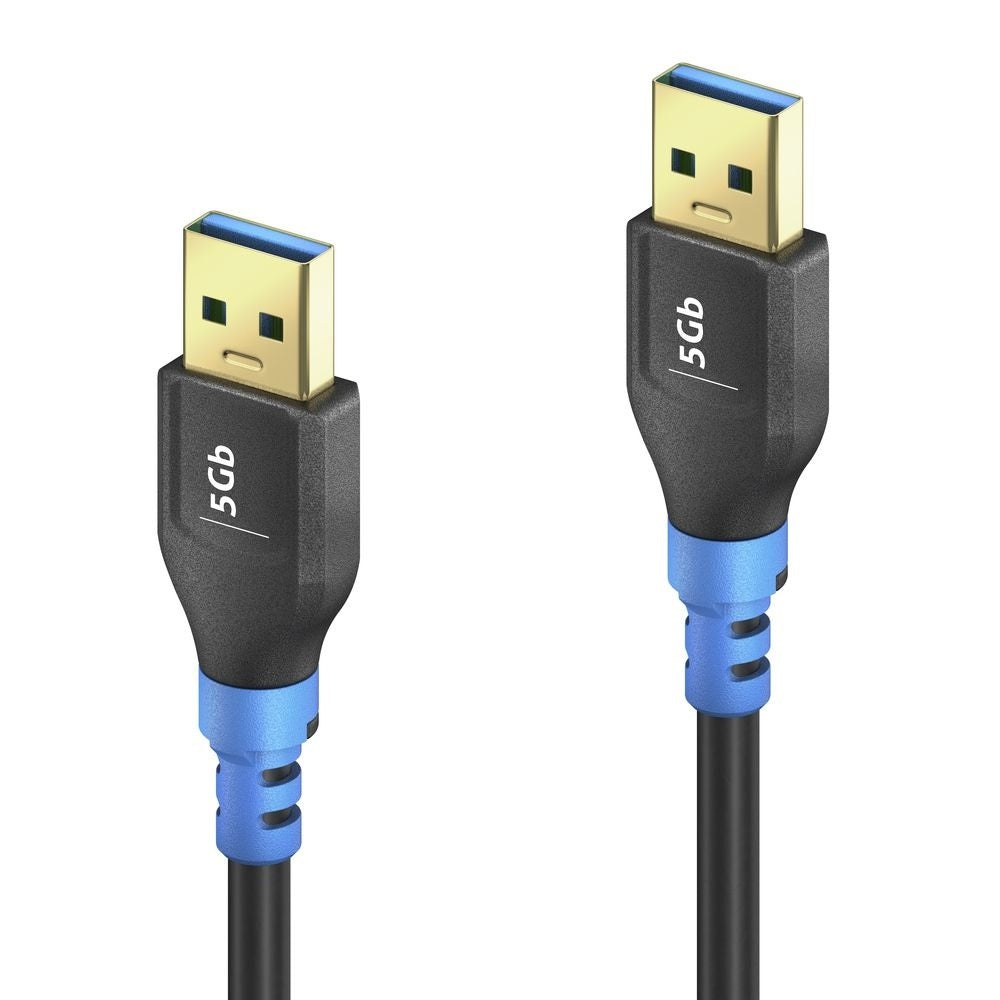 PureLink USB-Kabel, USB-A zu USB-A, 0,5 m, USB 3, Lade-/Datenkabel, FlexInstall