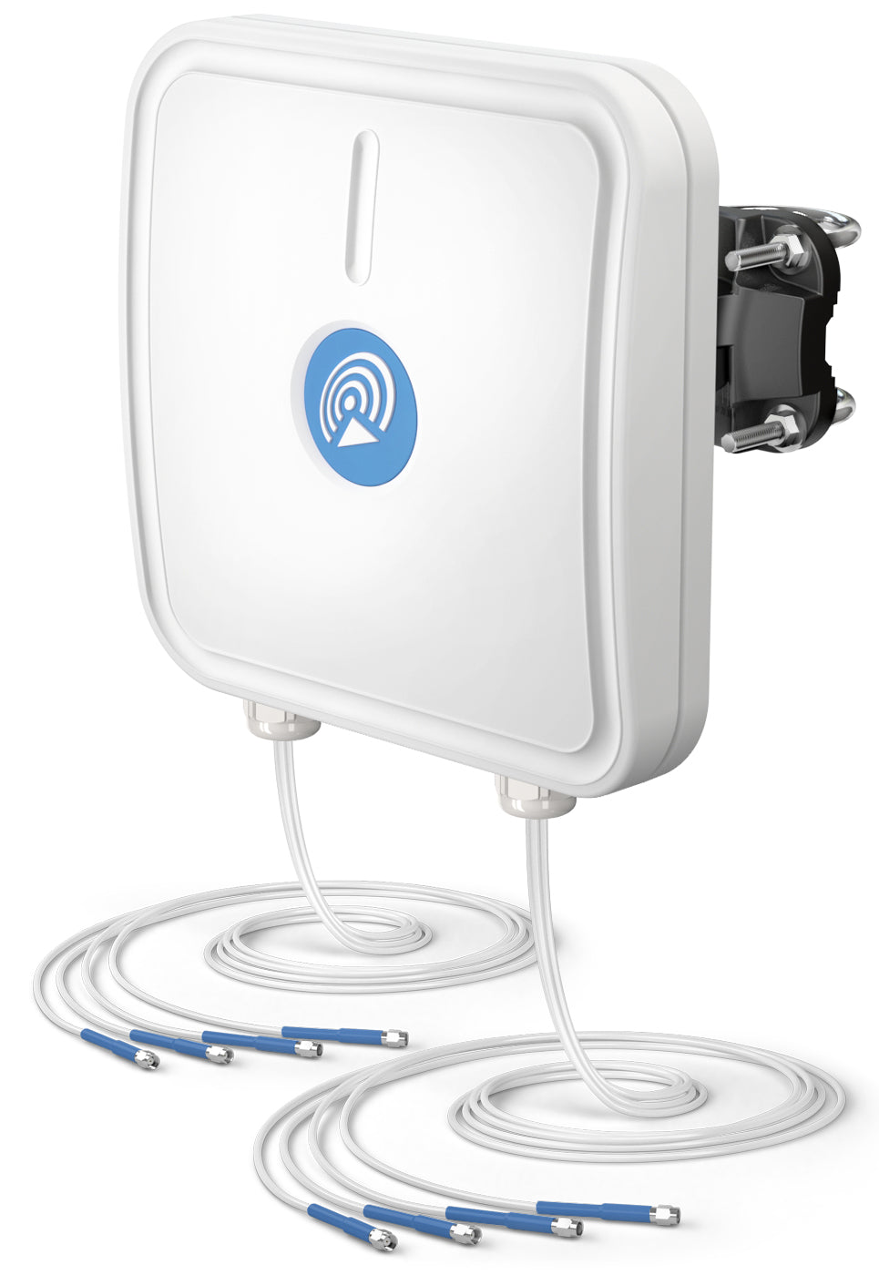 QuWireless QuSector 7V-120-8 – Richtantenne, 2,4–2,5 / 5–7,125 GHz, 7 dBi, RP-SMA, IP67, Stangenmontage
