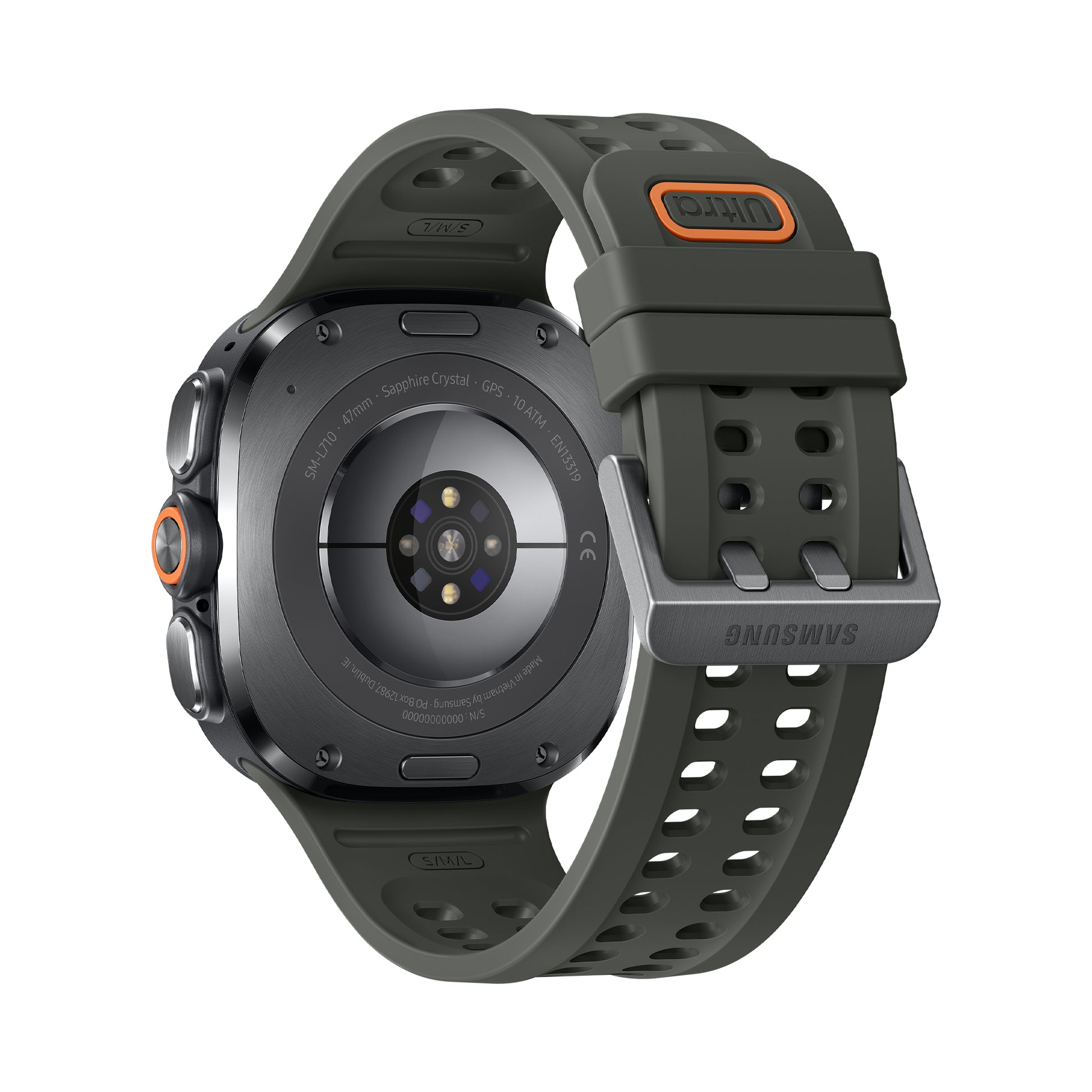 Samsung Galaxy Watch Ultra 2 47 mm GPS + Cellular – Titan Silber, Grau, 100 m