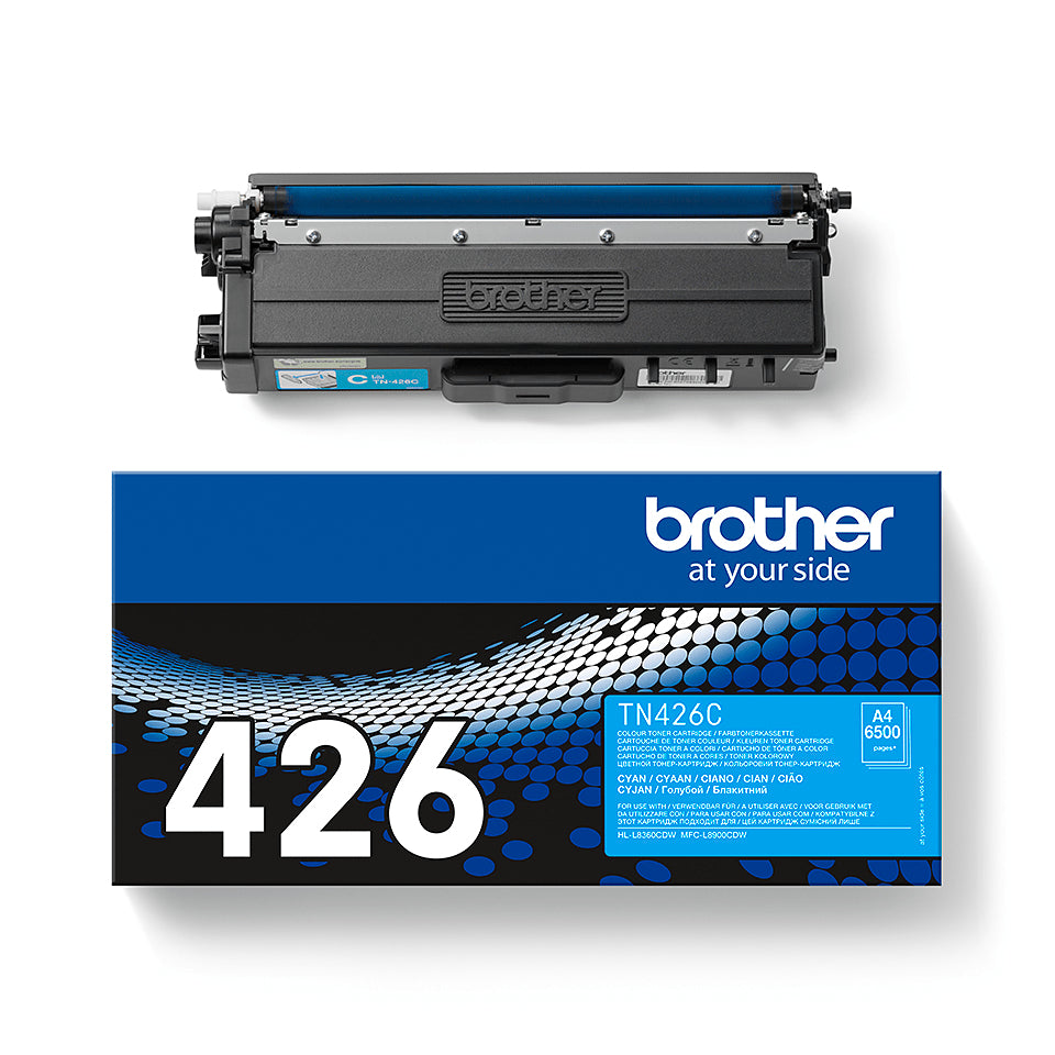 Brother Toner – cyan, 6500 Seiten – für Farb-Laserdrucker/Multifunktionsgeräte