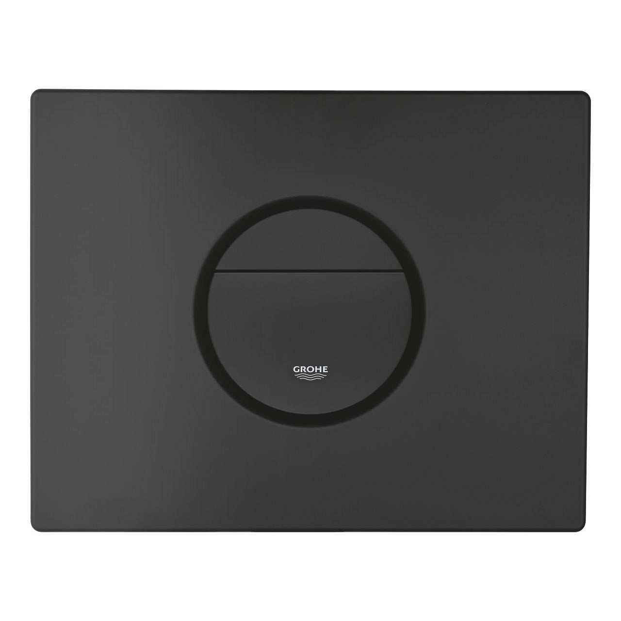 GROHE Nova Cosmopolitan – Abdeckplatte – Kunststoff, schwarz, 15,6 × 1,5 × 19,7 cm