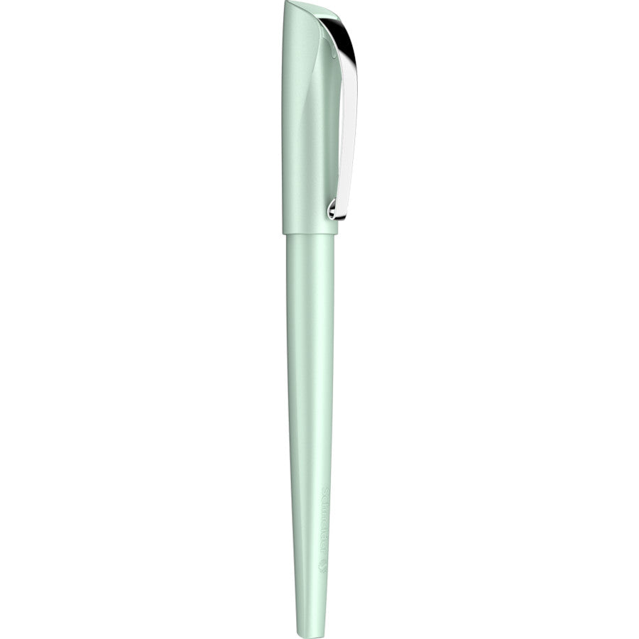 Schneider AG Schneider Callissima Kalligrafie – Bandzugfeder 1,8 mm – für Rechts- & Linkshänder – Mint, Bermuda Blau – Patronen
