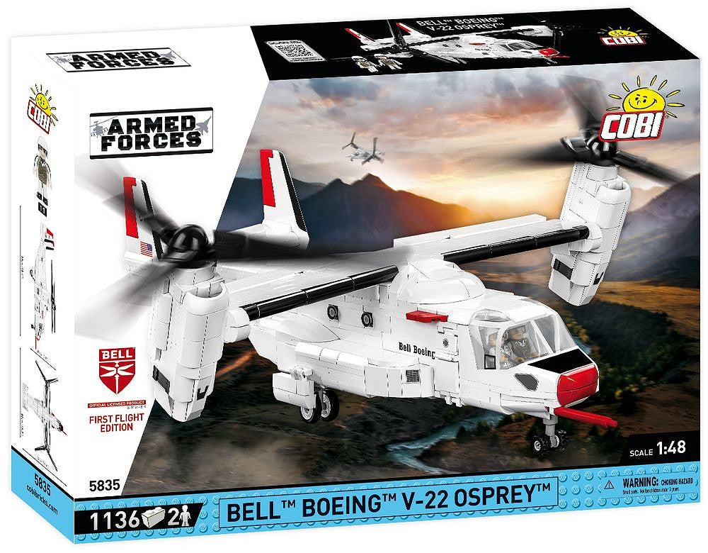 COBI 3D Puzzle Bell-Boeing V-22 Osprey – 1136 Teile – Kunststoff – ab 9 J.