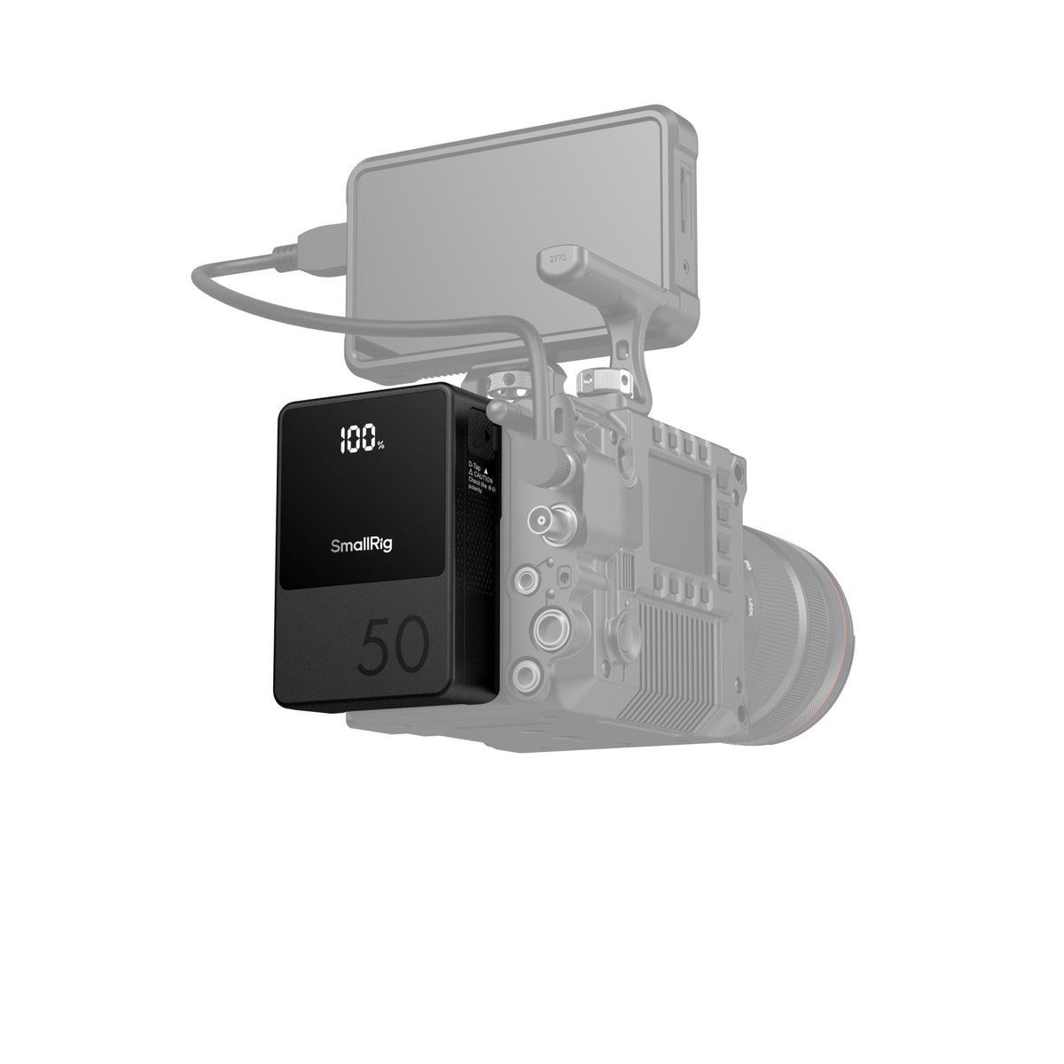 SmallRig V-Mount Akku VB50 mini – 50 Wh, 3500 mAh, 14,8 V, Li-Ion