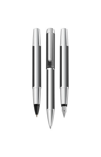 Pelikan PURA P40 – Eloxiertes Aluminium, Edelstahlfeder, Federbreite B
