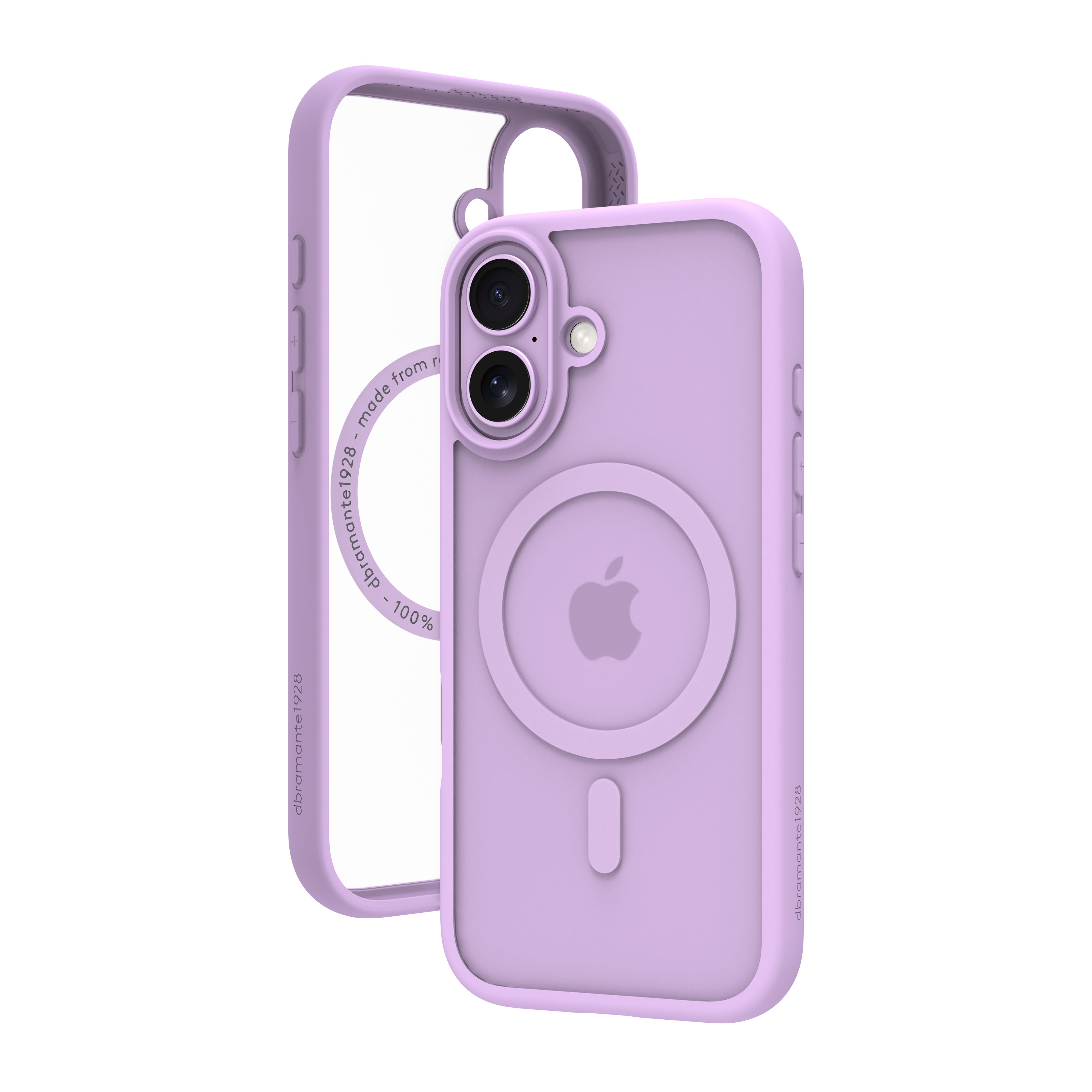 dbramante1928 Grenen MS Backcover – für Apple iPhone 17, Kunststoff, Rosa, bis 2 m sturzsicher, mit Kartenfach