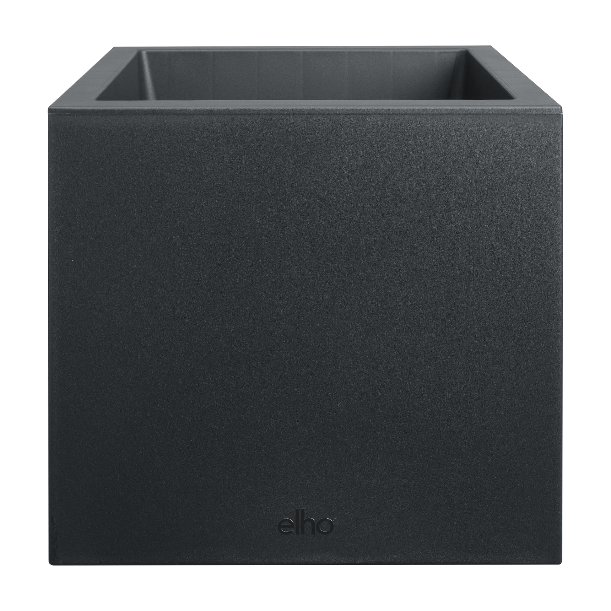 elho Vivo Next Quadrat 30 Pflanzkübel – 12 l – Kunststoff, schwarz
