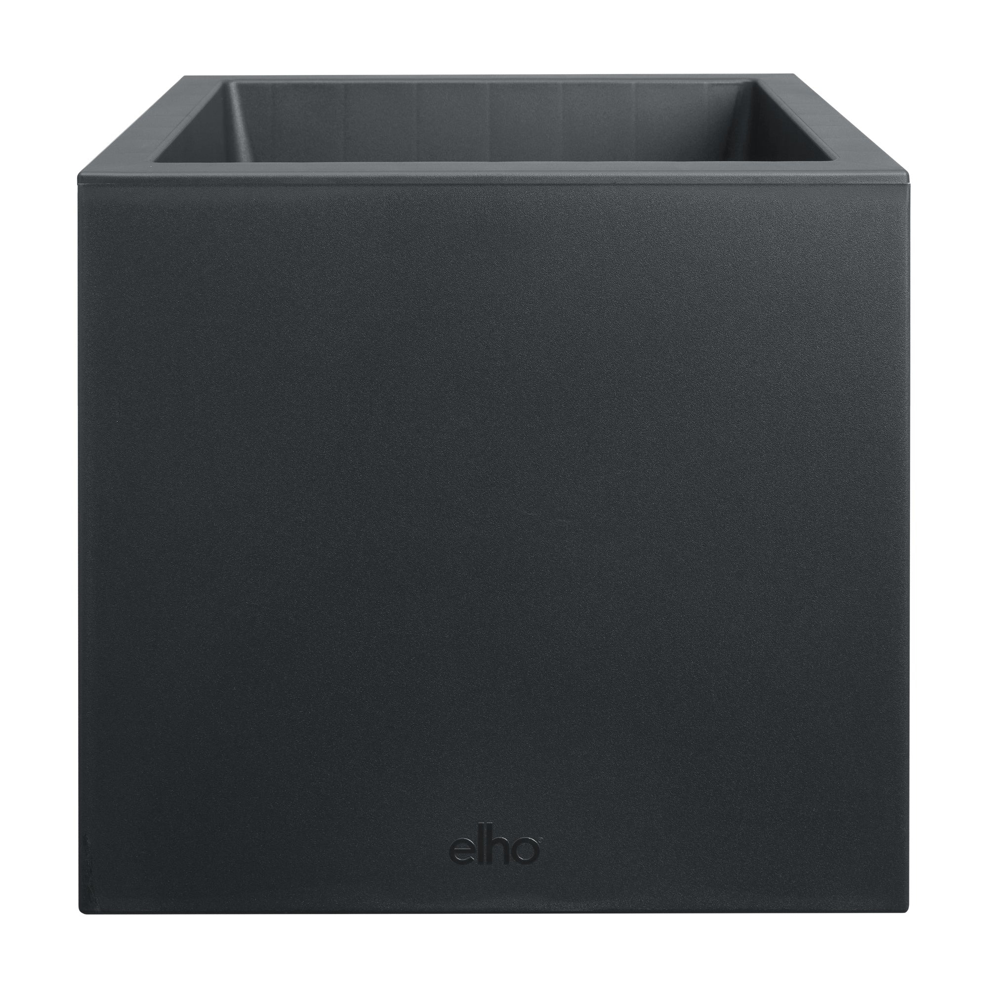 elho Vivo Next Quadrat 30 Pflanzkübel – 12 l – Kunststoff, schwarz