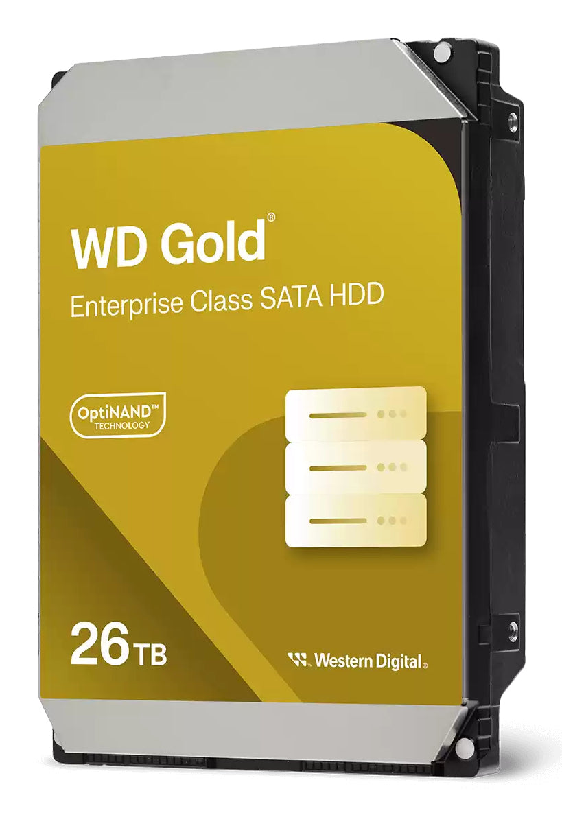 Western Digital Gold 26 TB – 7'200 U/min, 3,5 Zoll