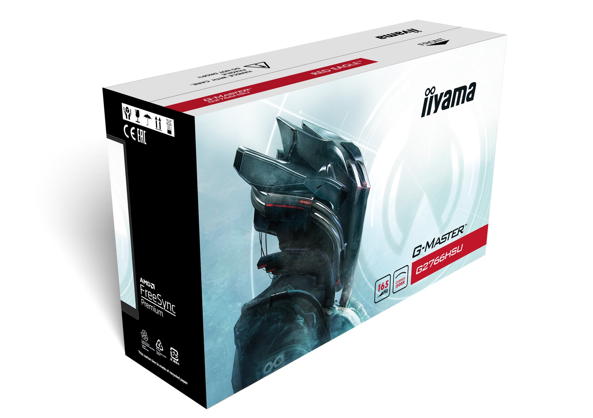 iiyama G2766HSU-B1 – Monitor, 27", VA, 165 Hz, 250 cd/m², Gebogen, VESA 100 × 100, Schwarz