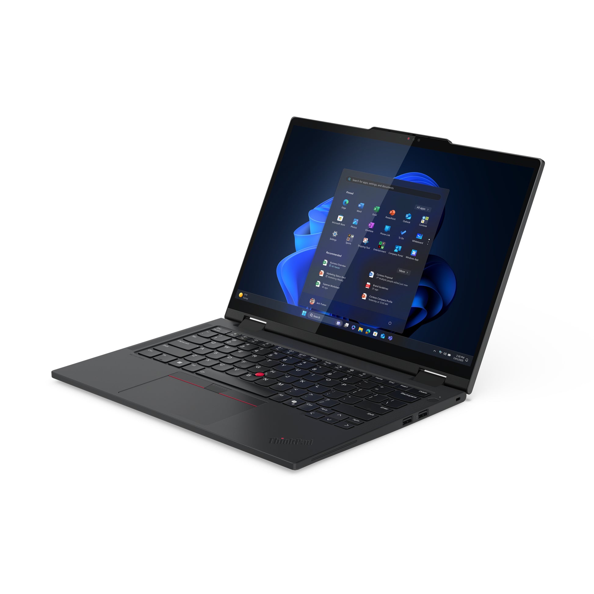 Lenovo ThinkPad T14s 2-in-1 G1 – 14" WUXGA Touch, Core Ultra 7 265U, 64 GB, 1 TB SSD, Win 11 Pro, QWERTZ (CH)