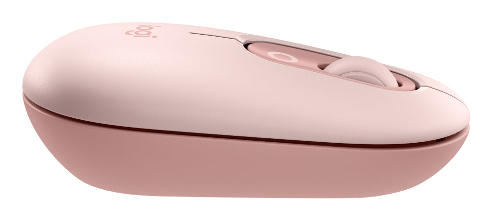 Logitech Tastatur, kabellos (Bluetooth), DE-Layout (DE), Rosa/Weiss