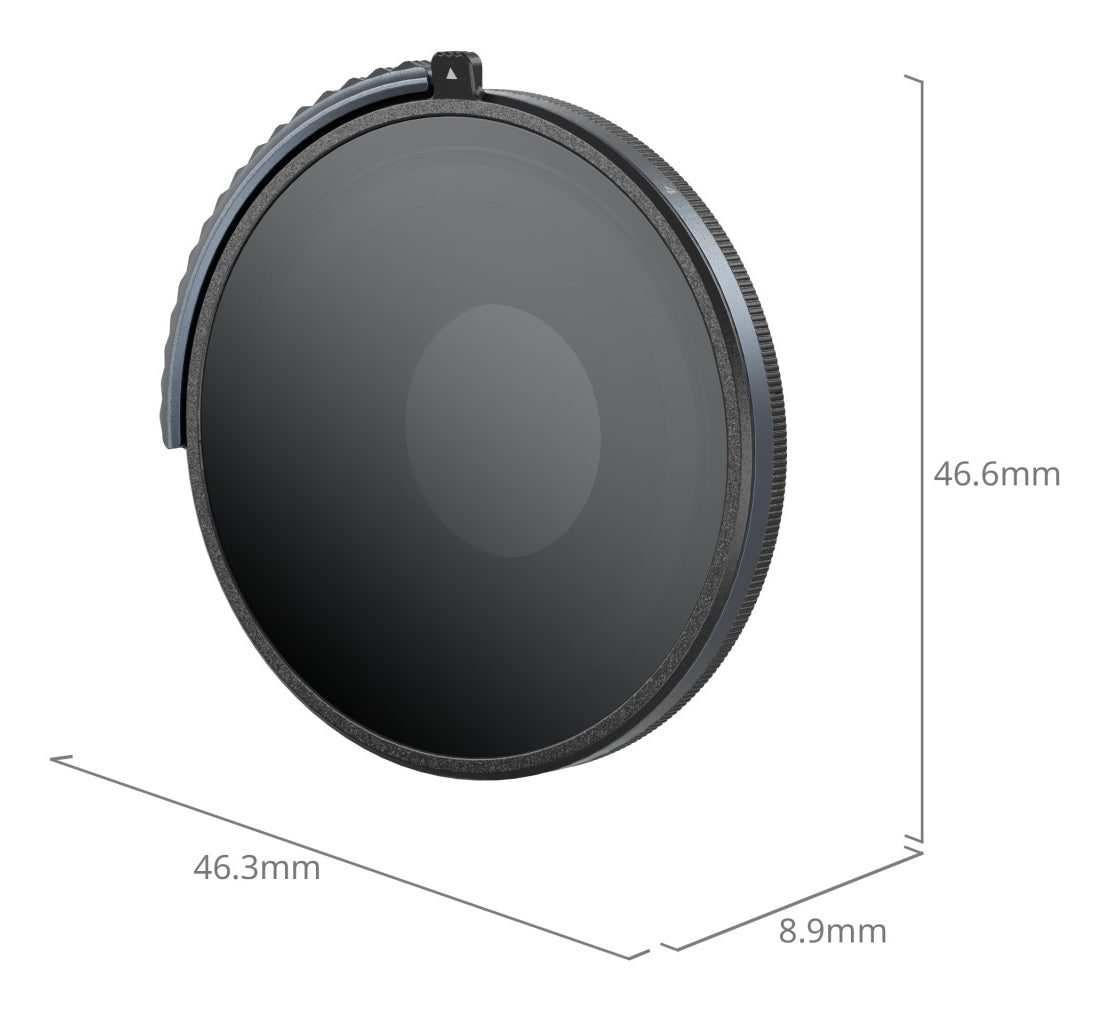 SmallRig 4942 CPL & VND Filter – ND 3–5 Stufen – für GoPro HERO13, HERO12, HERO11 und andere – Schwarz