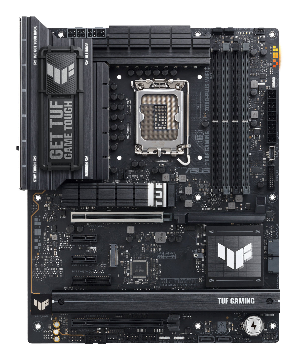 ASUS TUF GAMING Z890-PLUS WIFI – Mainboard – LGA 1851, Intel Z890, ATX, DDR5