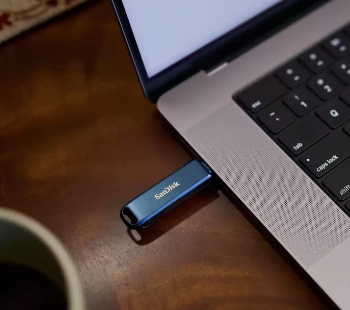 SanDisk iXpand Phone Drive USB-Stick – 256 GB, Typ-C, Metallic Sky
