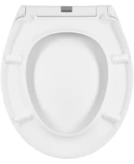 Diaqua Race – Toilettensitz – Duroplast, weiss matt, mit Absenkautomatik, 37,1 × 45,3 cm