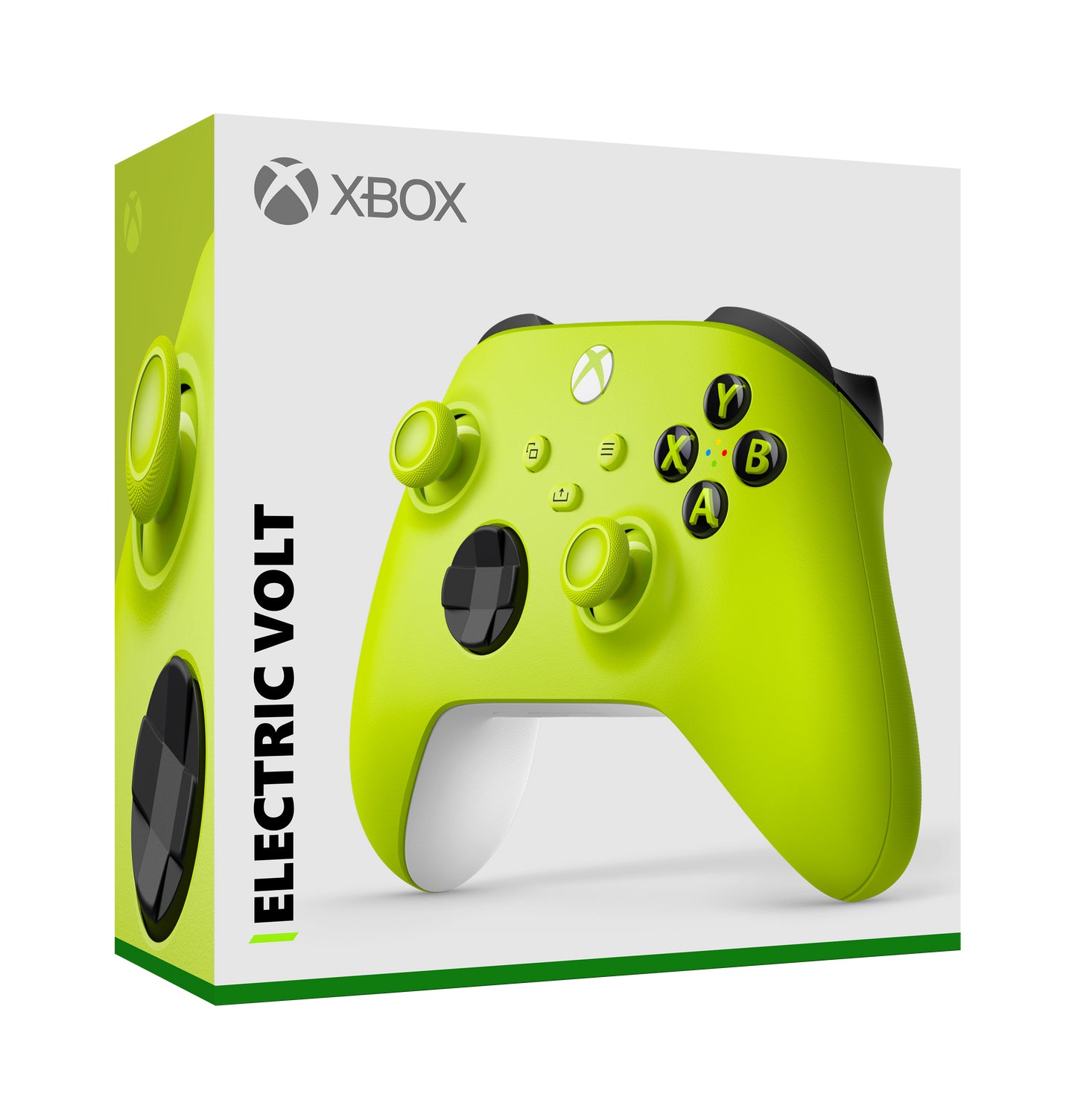 Microsoft Xbox Wireless Controller Electric Volt – Gamepad – Bluetooth, USB-C, für Xbox & PC – Grün