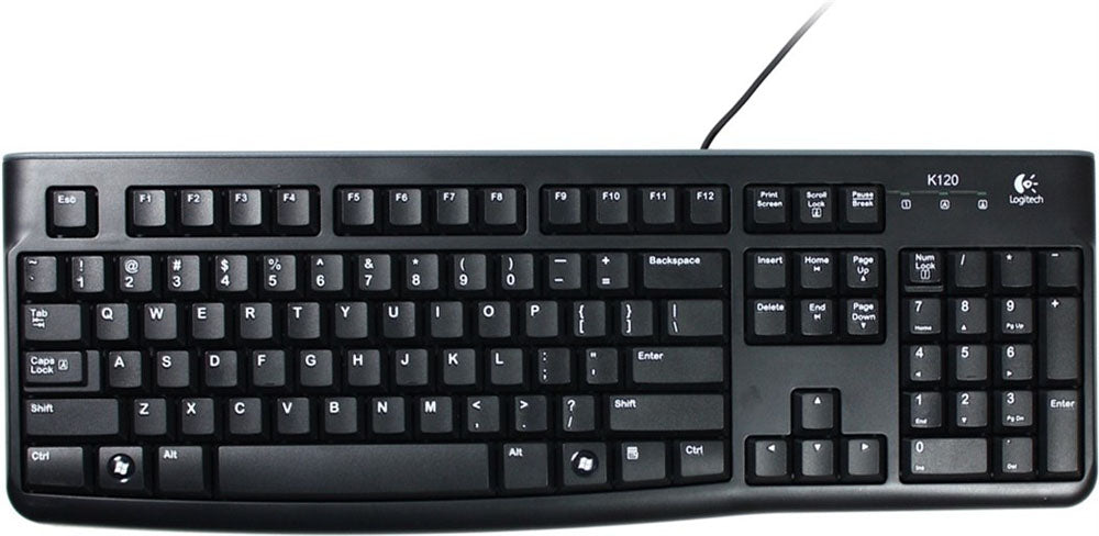 Logitech K120 für Business – Tastatur – kabelgebunden – USB-A – QWERTY (IT) – Schwarz