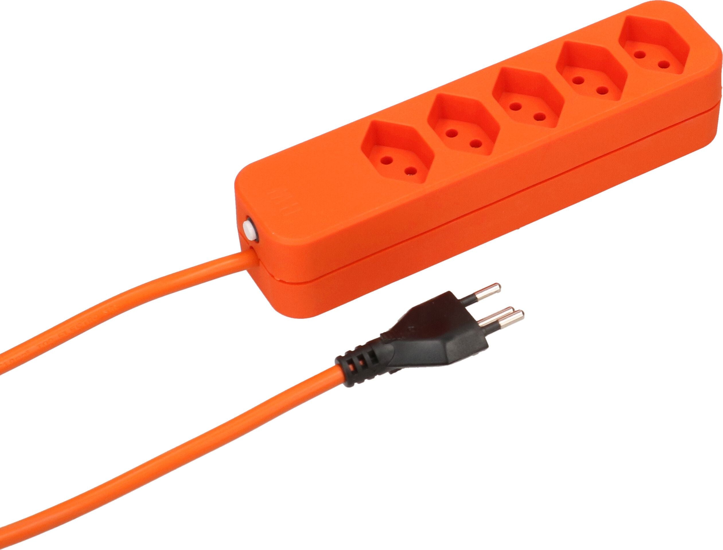Max Hauri AG Max Hauri Swiss Line – Steckdosenleiste, 5× T13, ohne Schalter, 2,5 m, Stecker T12