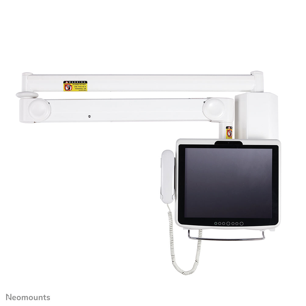 Neomounts FPMA-HAW100 – Monitorhalterung – bis 24", VESA 100 × 100 mm, 6 kg, höhenverstellbar, silber