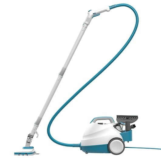 Black & Decker BLACK+DECKER Dampfreiniger – 1200 ml, blau, für Hartböden