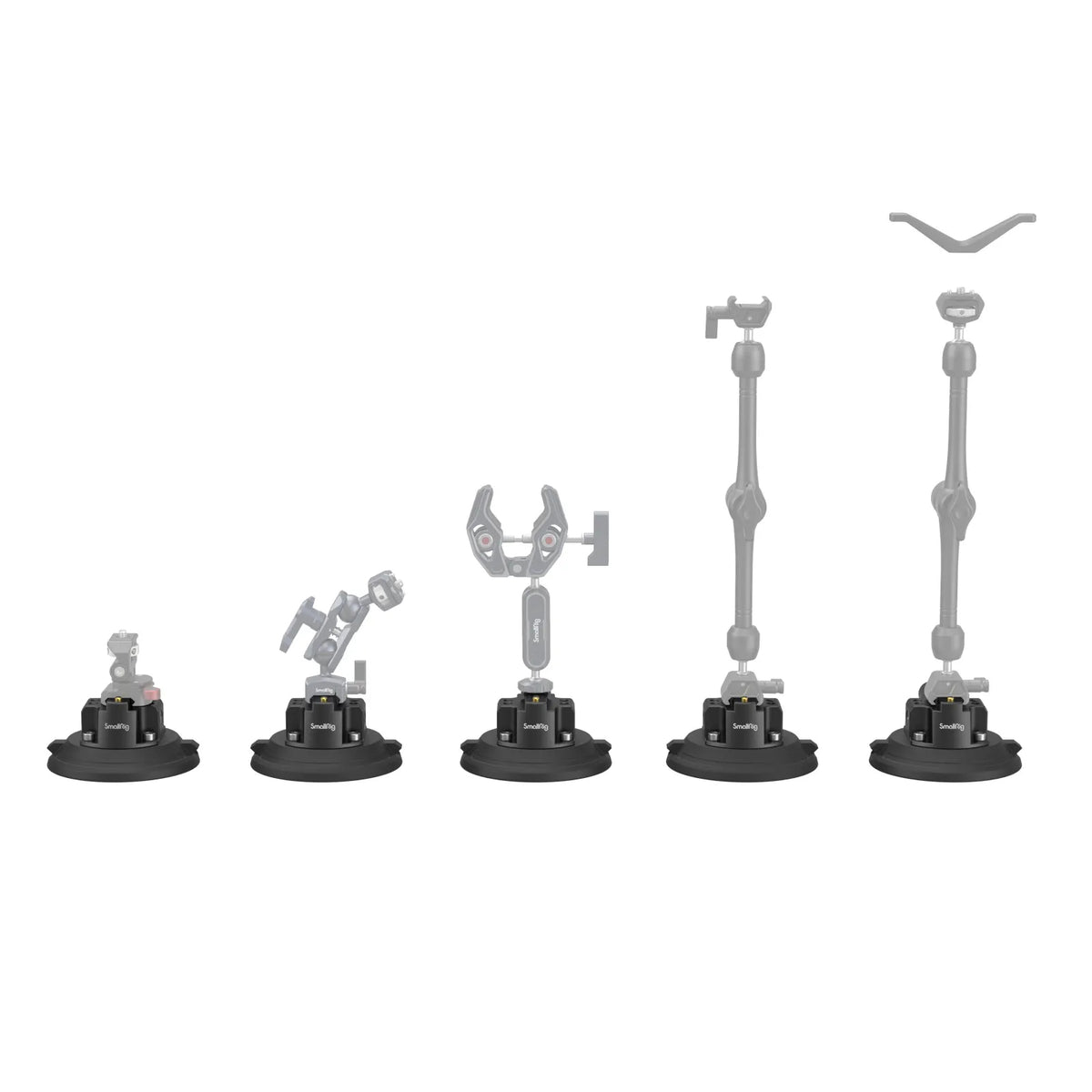 SmallRig 4122B Saugnapfhalterung – Schwarz