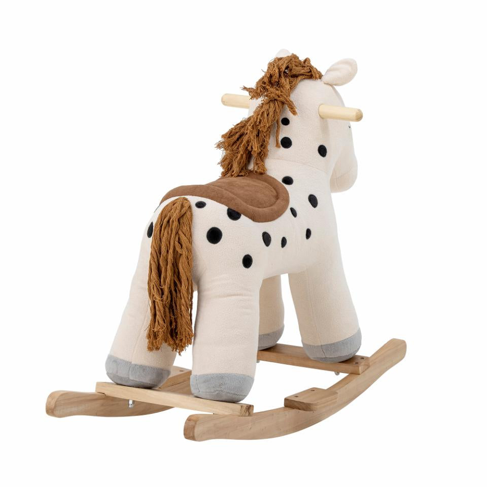Bloomingville Plüschtier Pferd Merlen – 56 cm – weiss – ab 1 Jahr