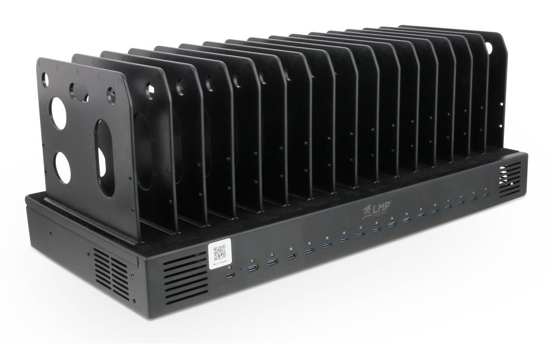 LMP SmartCharge 500 HKC Ladestation – 500 W, mit Halterung – für iPad, iPhone, USB-C