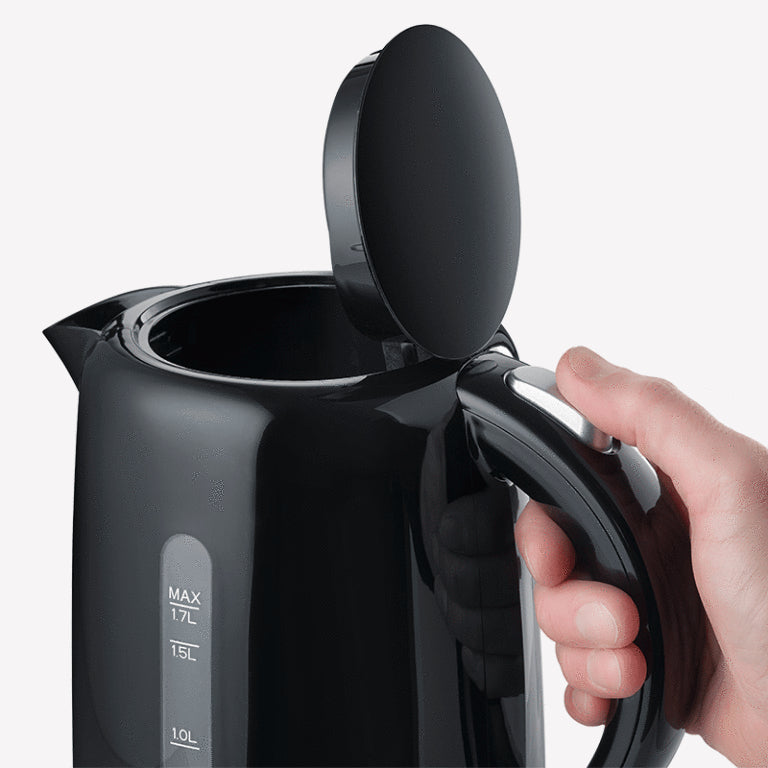 Severin Wasserkocher WK 4322 – 1,7 l, Kunststoff, 2200 W, Schwarz