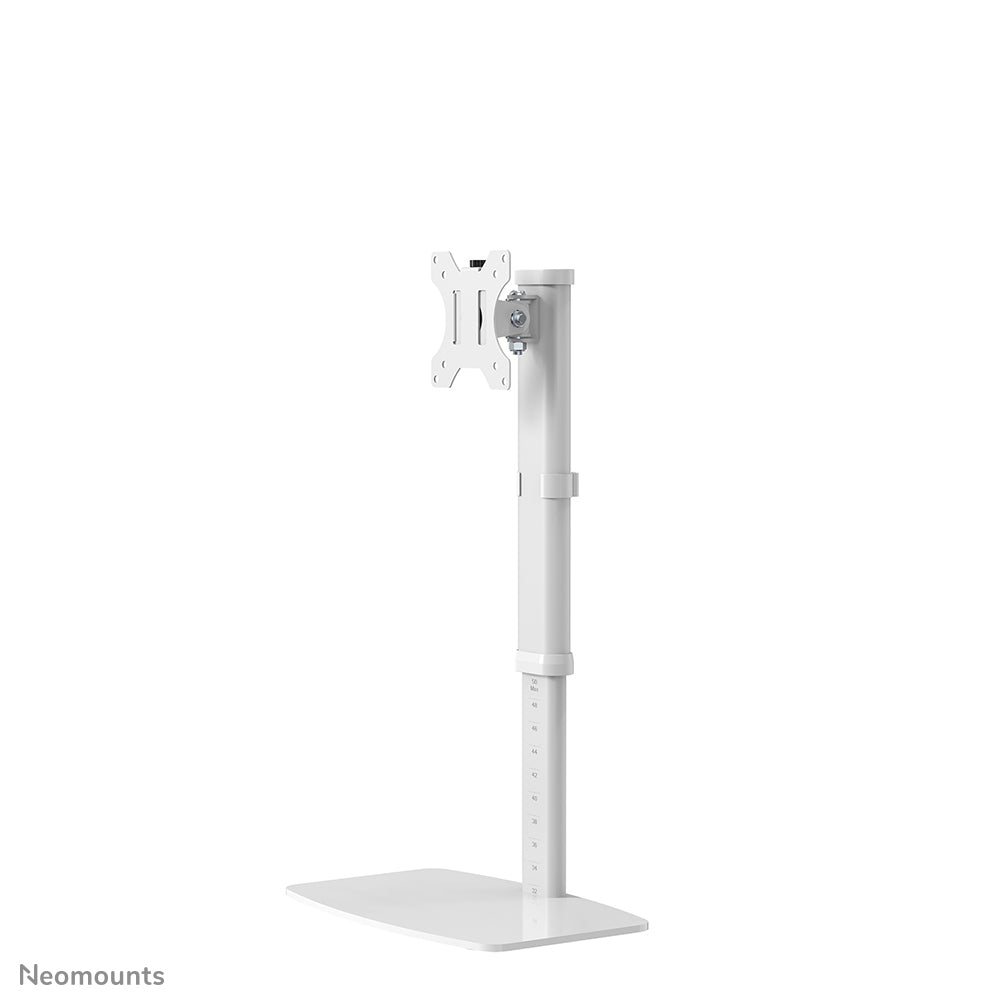 Neomounts Tischhalterung, bis 30", VESA 75 × 75/100 × 100 mm, 6 kg, höhenverstellbar, neigbar, weiss