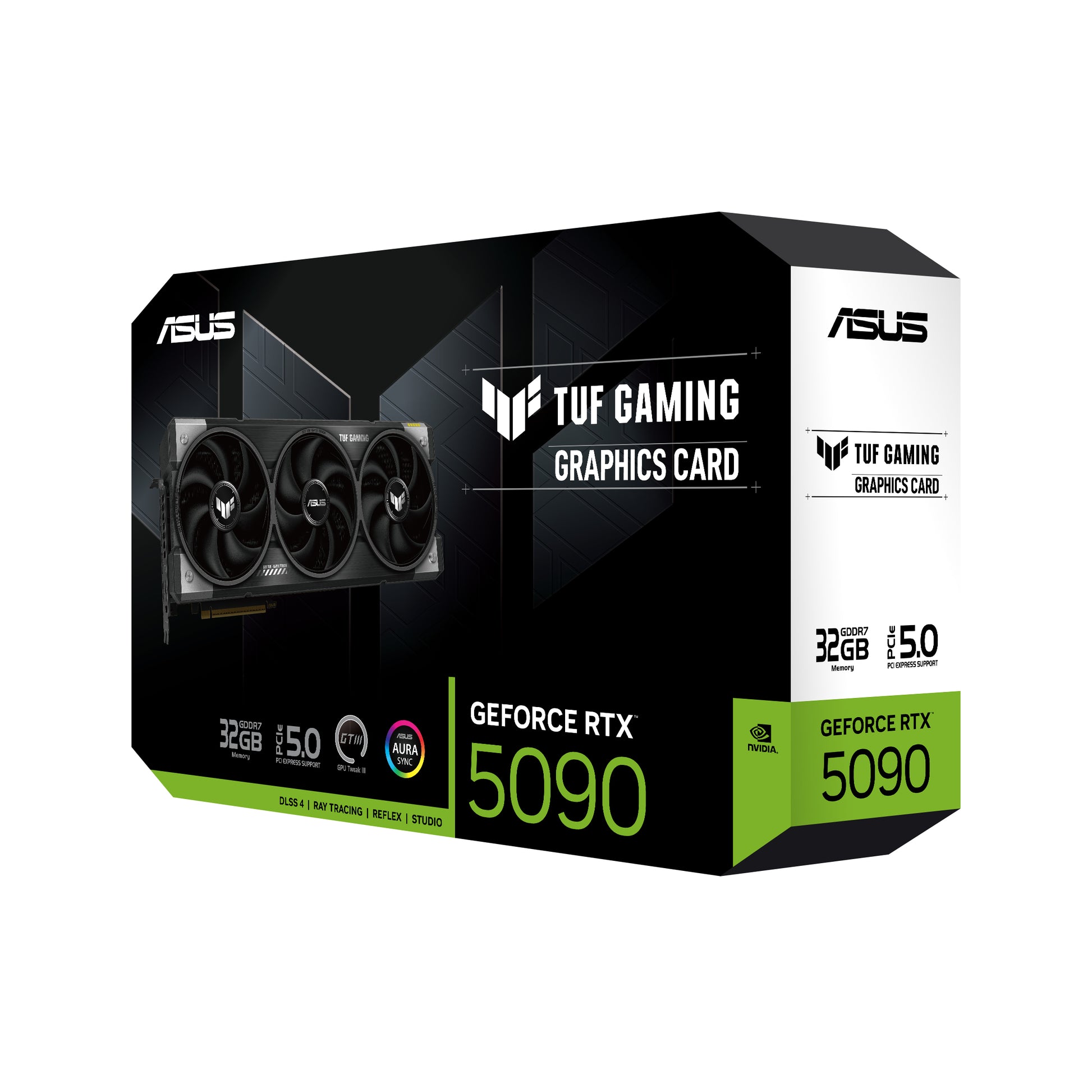 ASUS TUF-RTX5090-32G-GAMING – PCIe Grafikkarte – 3×DP, 1×HDMI, PCIe 5.0, 32 GB GDDR7, 1×16-polig