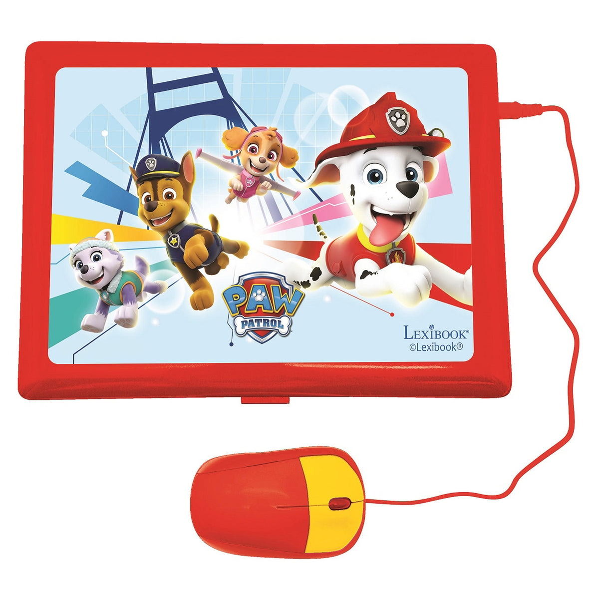 Lexibook Kinder-Laptop – Paw Patrol, pädagogisch, 1 Spieler, ab 3 Jahren, Deutsch, Englisch