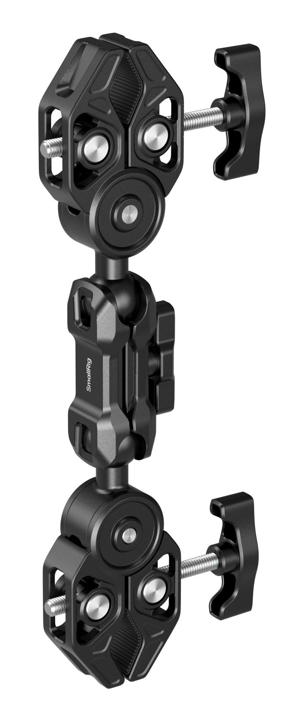 SmallRig 5453 Super Clamp Montageklemme – Aluminium, für Rohre/Stangen Ø 14–58 mm, Flächen ≤58 mm – Schwarz