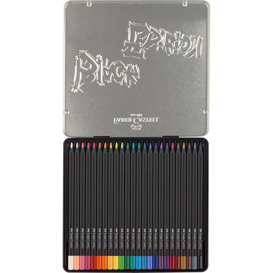 Faber-Castell Buntstifte Classic – 24 Farben, im Metalletui, Ø 3 mm, dreikantig, FSC