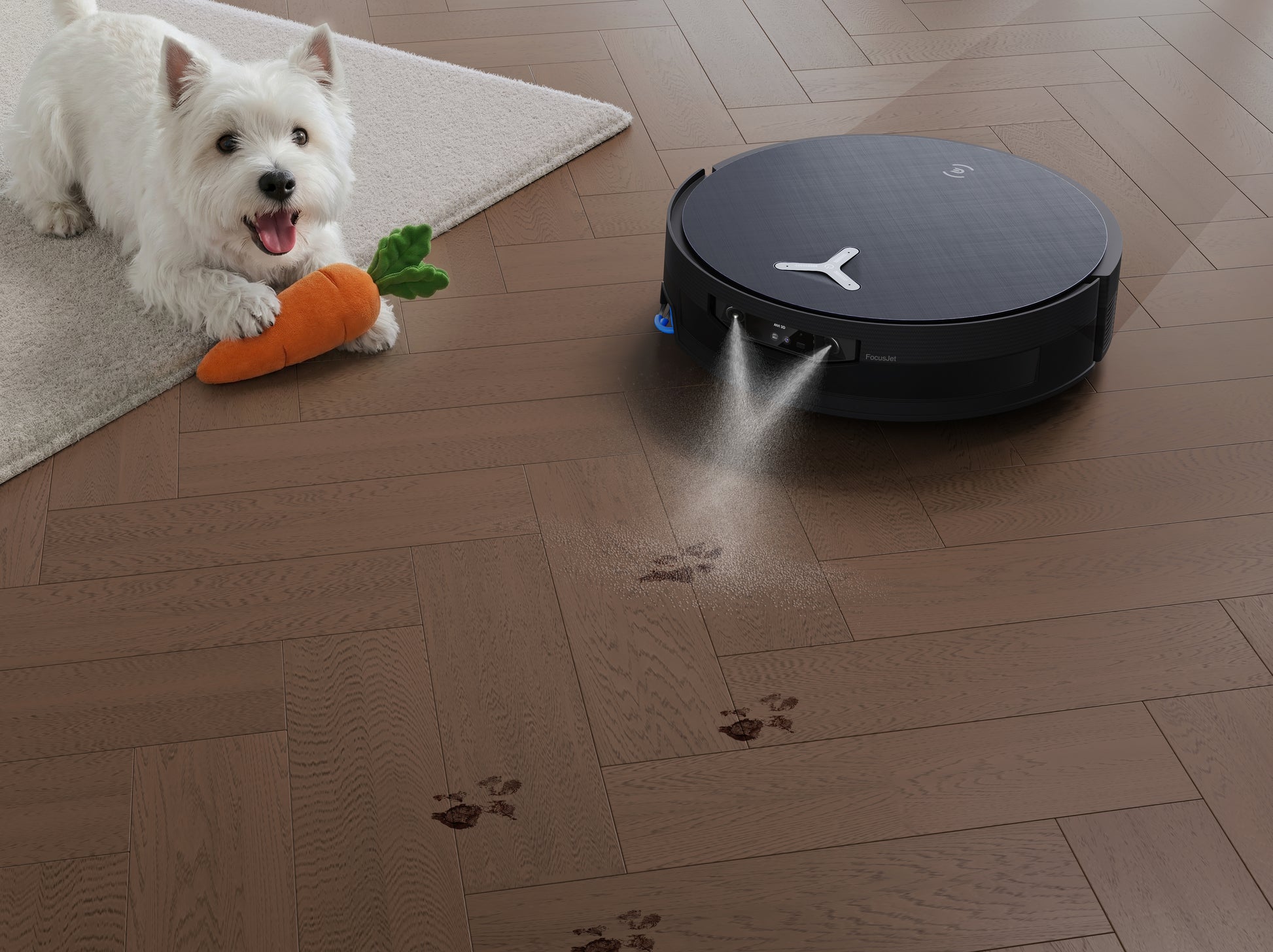 Ecovacs Saugroboter DEEBOT X12 OmniCyclone, mit Absaugstation, mit Wischfunktion – 22000 Pa, 497 min