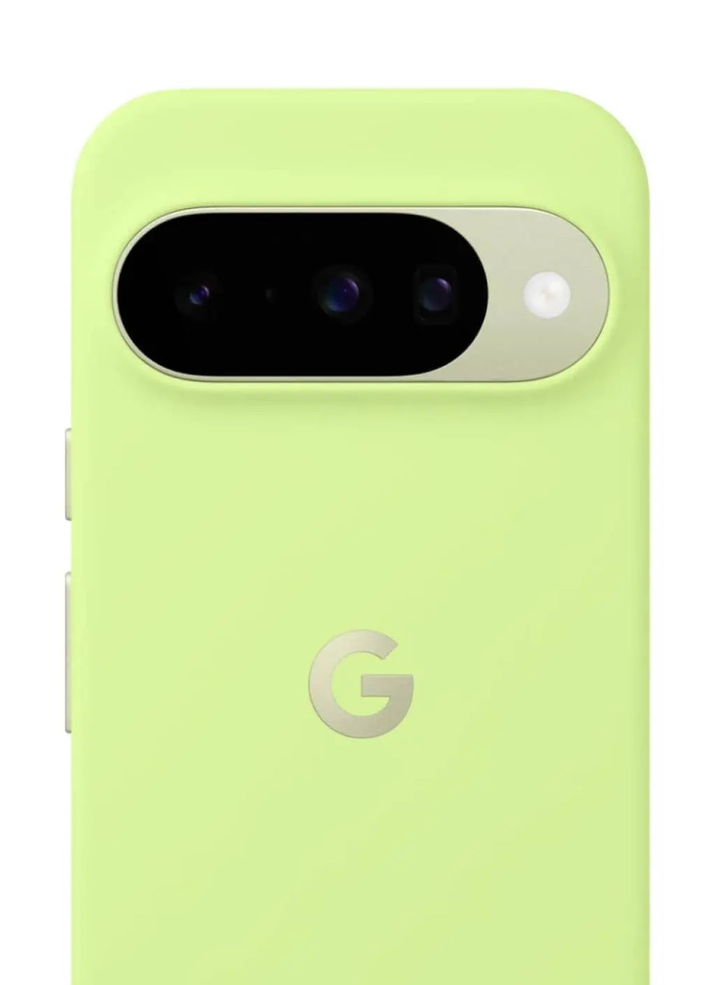 Google Backcover – für Google Pixel 10 Pro, Mikrofaser+PC+Silikon, Lemongrass