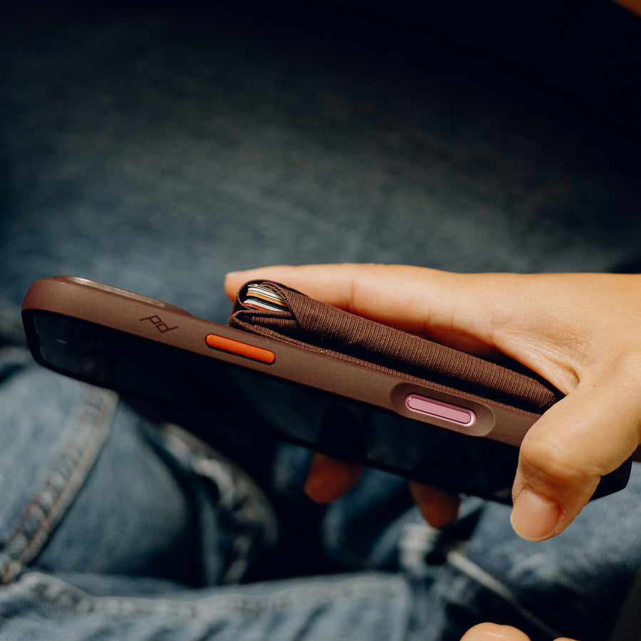 Peak Design Backcover – für Apple iPhone 16 Plus, Nylon+PC+TPU, Eclipse (Violett), bis 2 m sturzsicher