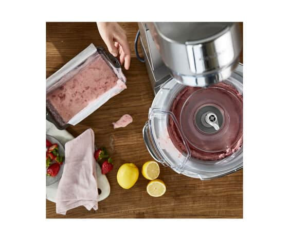 Kenwood Eisbereiter KAX71.000WH – 1 l, für Chef-Serien, z. B. Chef Major Premier, Chef Sense, Cooking Chef