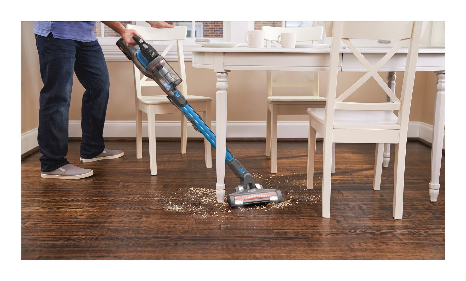 Black & Decker BLACK+DECKER Akkustaubsauger – 72 Wh, 0,8 l, Akkubetrieb, 3 Stufen