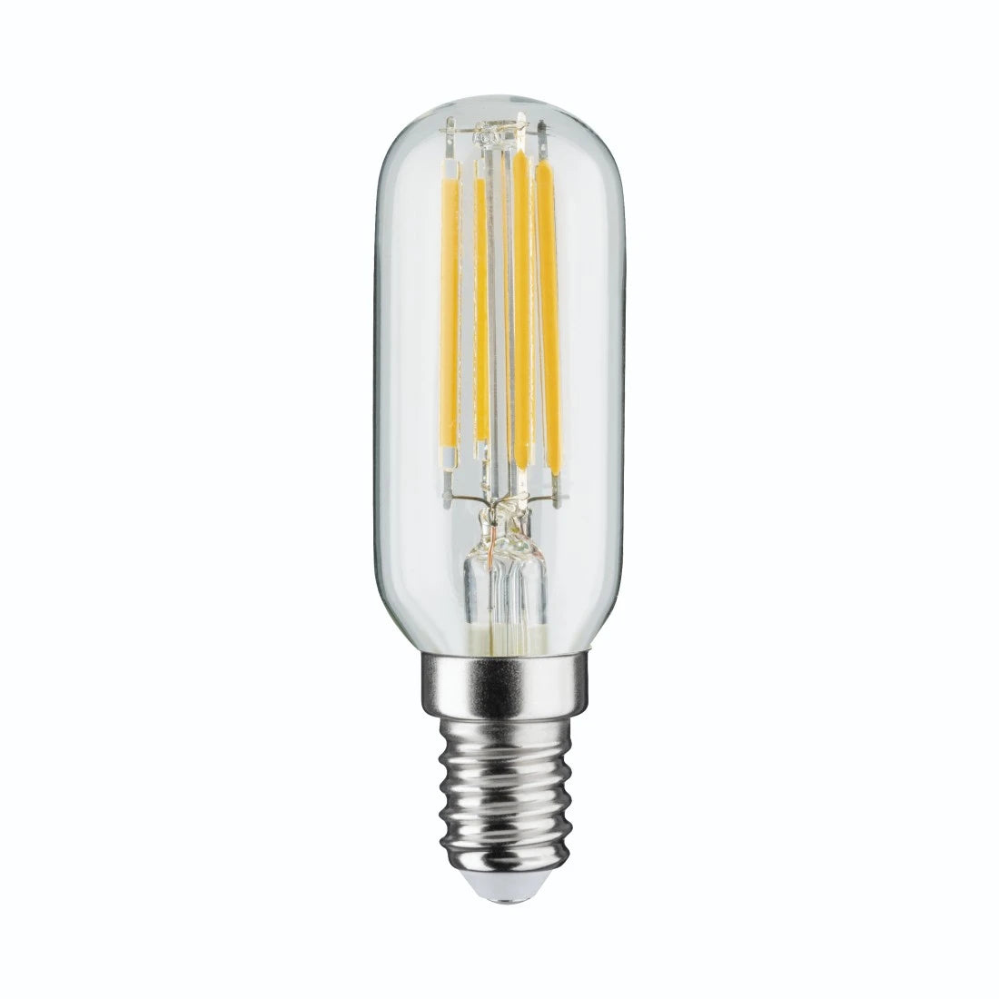 Hama LED-Leuchtmittel E14 T25 – Warmweiss 2700 K, 480 lm, 4,2 W – IP20 – 1 Stk. – Transparent, Glas