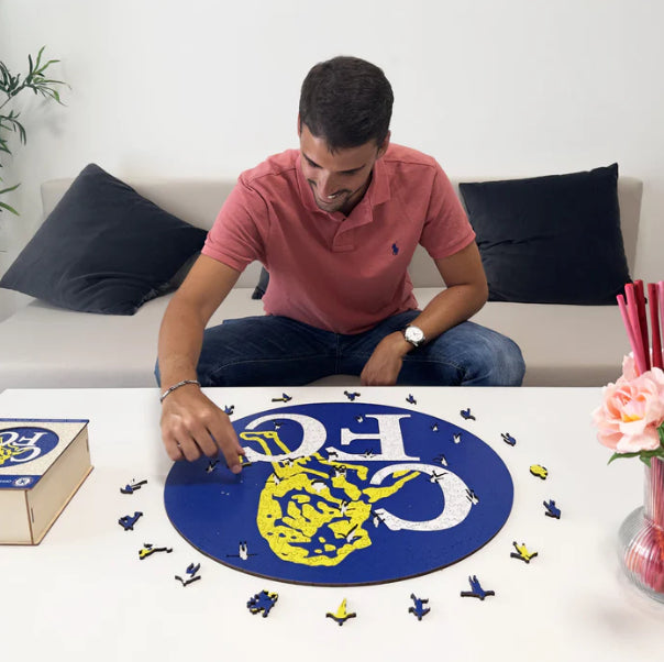 Iconic Puzzles Chelsea FC - Retro Logo – Logikspiel, 1 Spieler, ab 14 Jahren, mehrsprachig