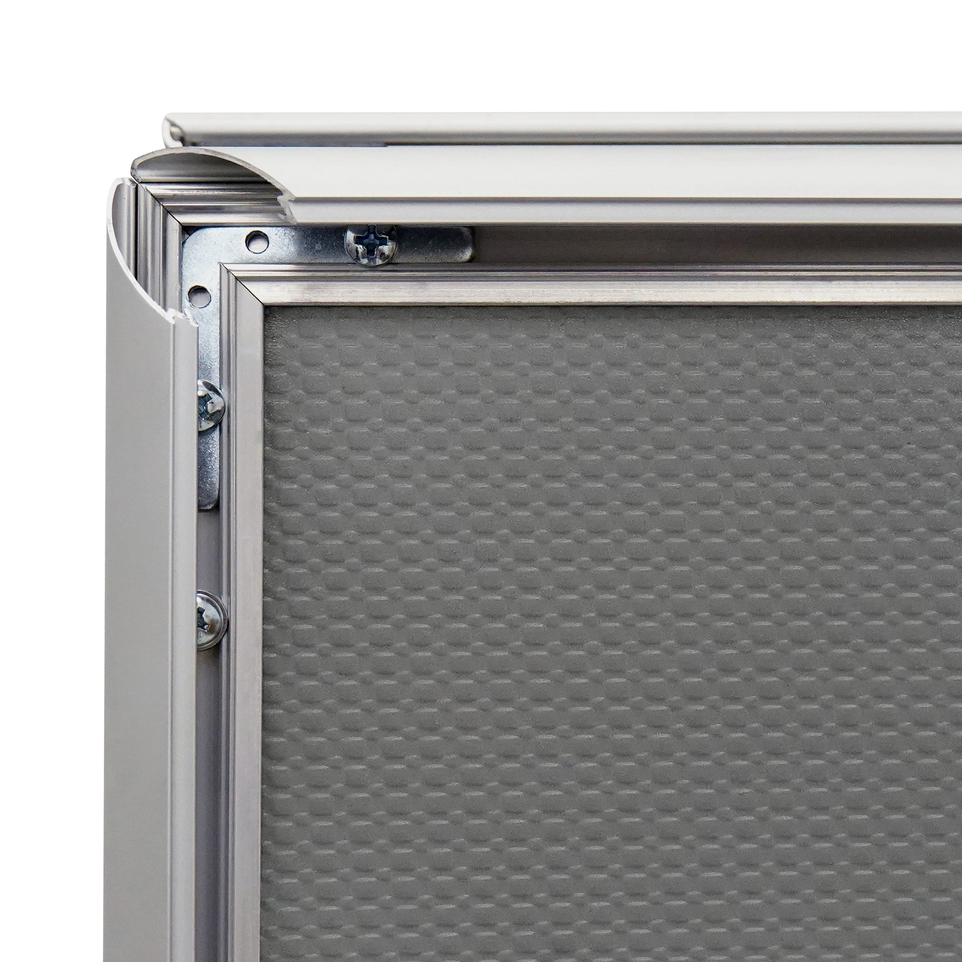 Europel Plakatständer CLASSIC – für A1, silber, 670×100×1220 mm