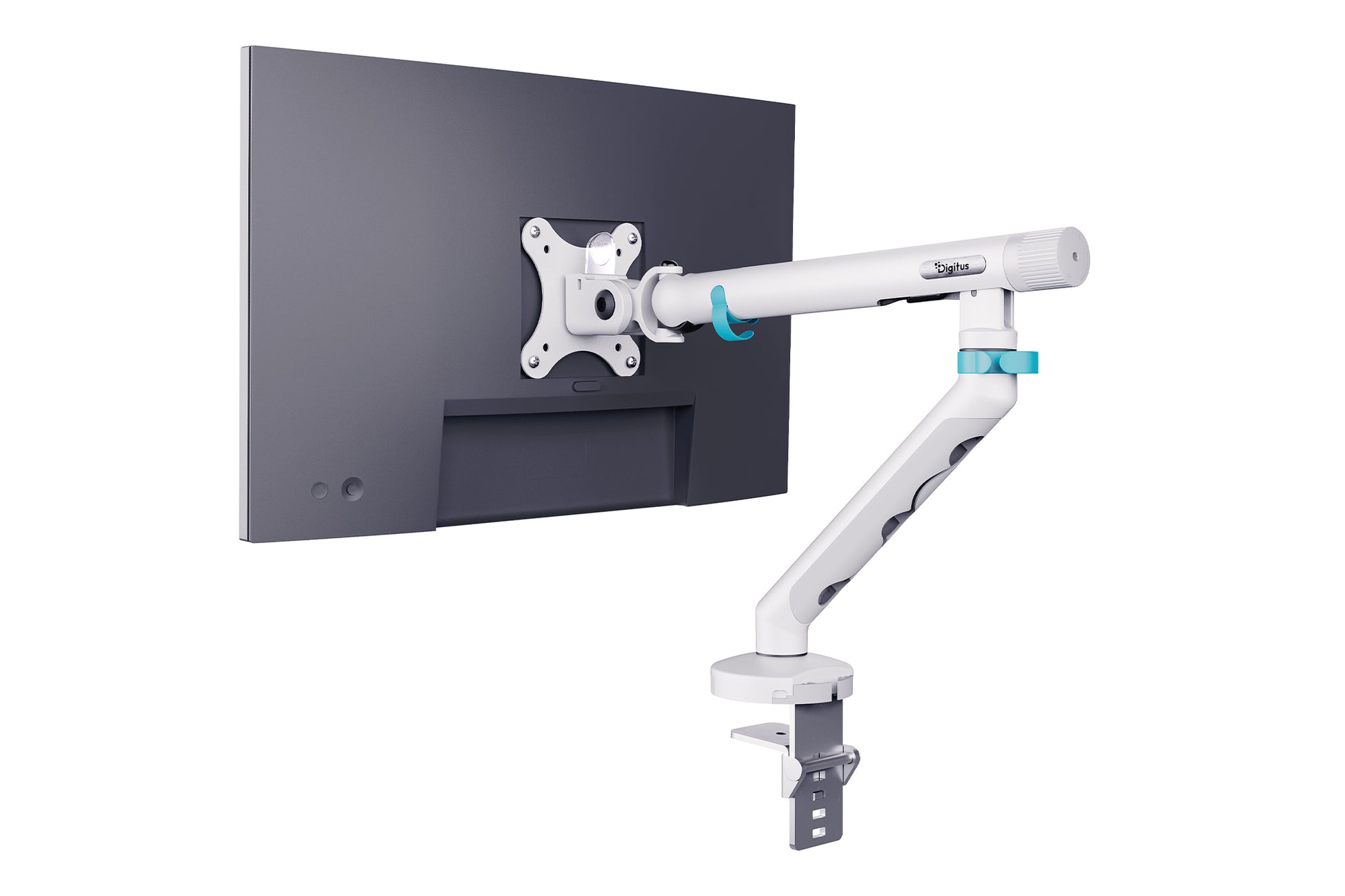 Digitus Single Design – Monitorarm Tischhalterung – bis 35" – VESA 75×75/100×100 mm – bis 10 kg/Monitor