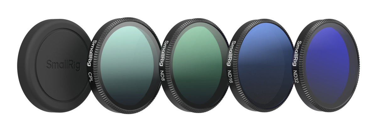 SmallRig 5895 ND-Filter-Set – CPL, ND8/16/32 – für DJI Osmo Action 6 – 6er-Pack