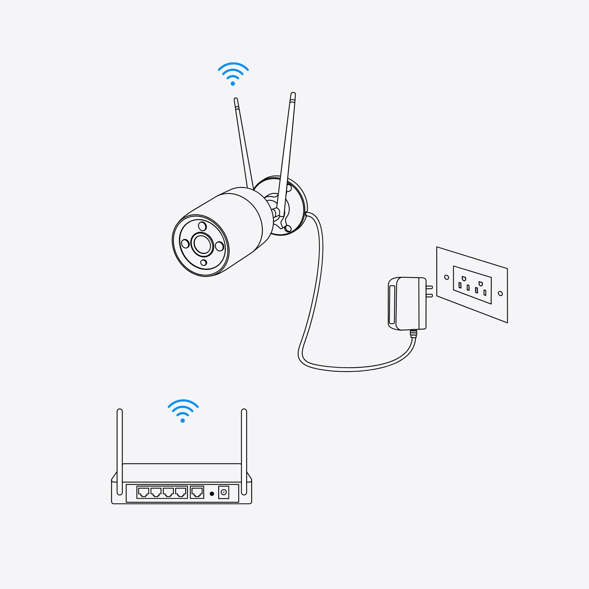 Reolink W430 Bullet – 4K – 5× Zoom – WLAN – IP67