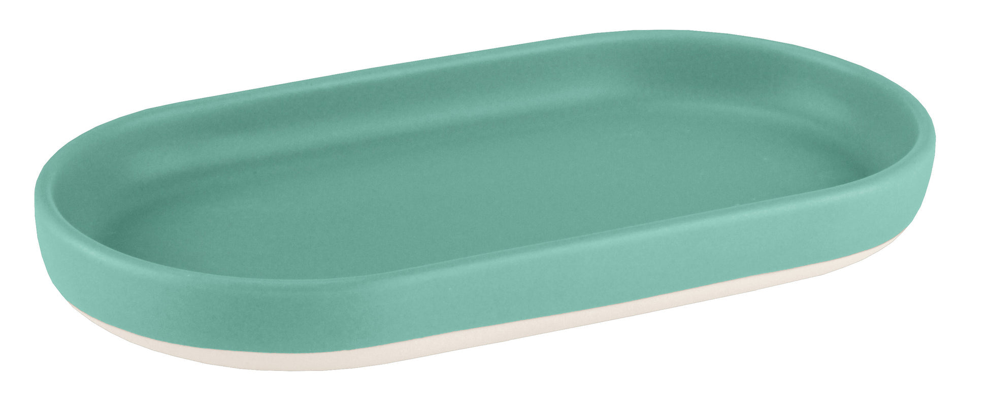 Kleine Wolke Seifenschale – 100% Dolomit, 20,5×11×11 cm, Türkis