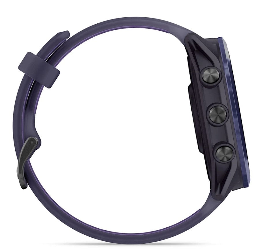 Garmin Forerunner 570 47 mm GPS – Aluminium, Sportarmband Lila, 50 m, für Android und iOS