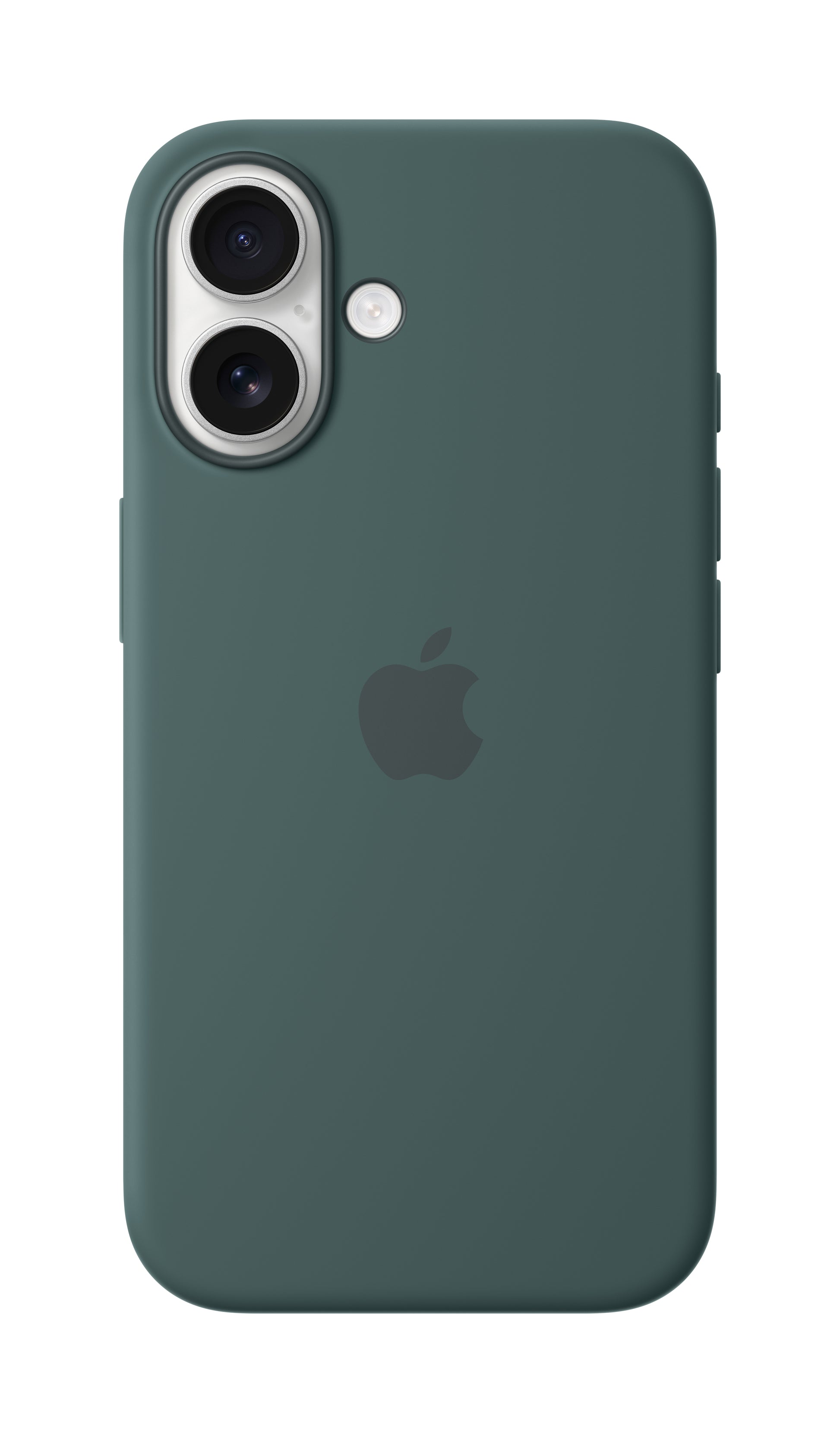 Apple Backcover – für Apple iPhone 16, MagSafe, Silikon+Mikrofaser, Seegrün